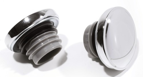 Tankdeckel set chrom - chrom, für